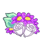 This is our 2nd mascot, Sock! Sock is Charm's younger brother!