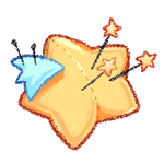 This is our 2nd mascot, Sock! Sock is Charm's younger brother!