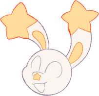 This is our 2nd mascot, Sock! Sock is Charm's younger brother!