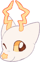 This is our 2nd mascot, Sock! Sock is Charm's younger brother!