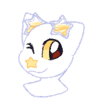 This is our 2nd mascot, Sock! Sock is Charm's younger brother!