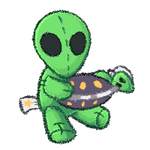 This is our 2nd mascot, Sock! Sock is Charm's younger brother!