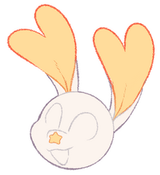 This is our 2nd mascot, Sock! Sock is Charm's younger brother!