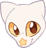 This is our 2nd mascot, Sock! Sock is Charm's younger brother!